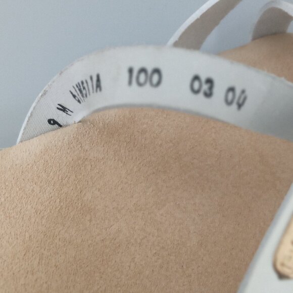 GH Bass Sunjuns New White Leather Size 9 NWOT - Picture 7 of 8